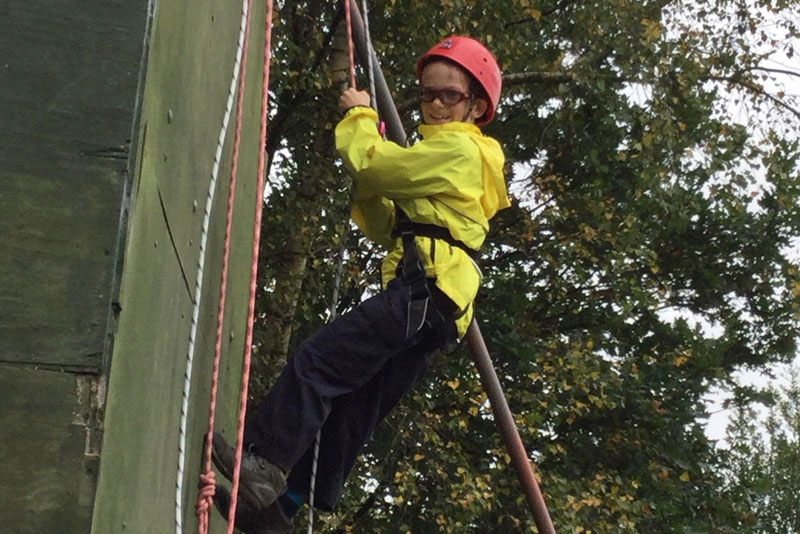 Abseiling activity